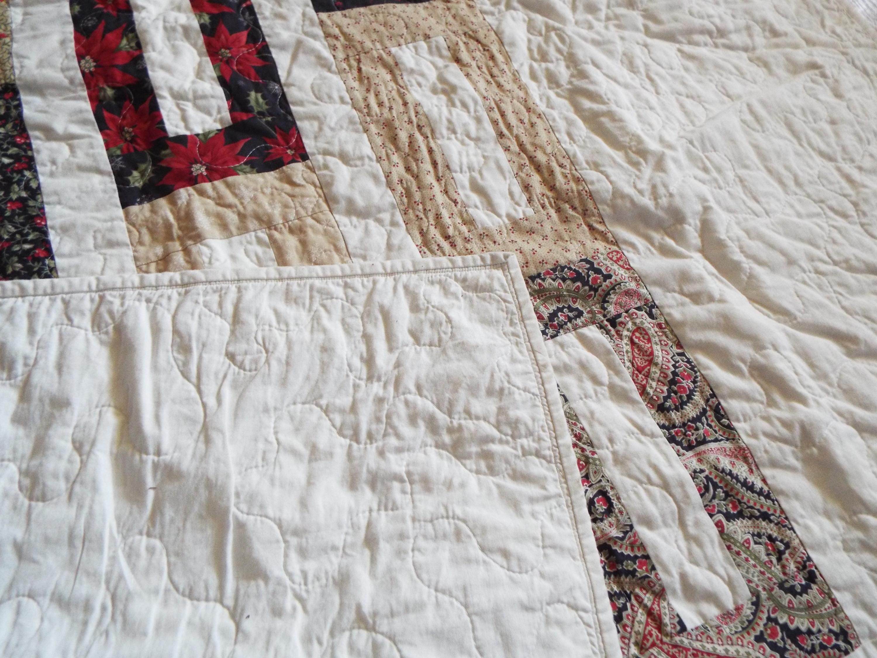 Handmade Elegant Minimal Holiday Throw - SQ Squared Creations