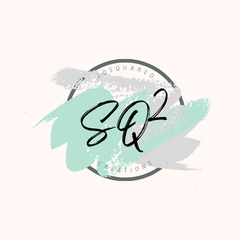 Logo of circle with brush strokes in green and gray and company name within circle