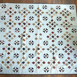 Flat lay of Adamstown queen showing entire pattern and fabrics used.