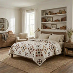Adamstown queen shown in a modern-farmhouse styled bedroom