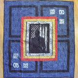 Flat lay of Air Force Airman Throw Quilt showing the entire quilt.