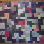 Flat lay of Bramble & Stone showing entire quilt.