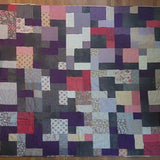 Flat lay of Bramble & Stone showing entire quilt.