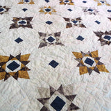 celestial cozy throw quilt top view
