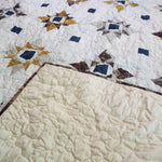 celestial cozy throw with backing flipped up