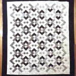 Flat lay of twin quilt showing entire pattern