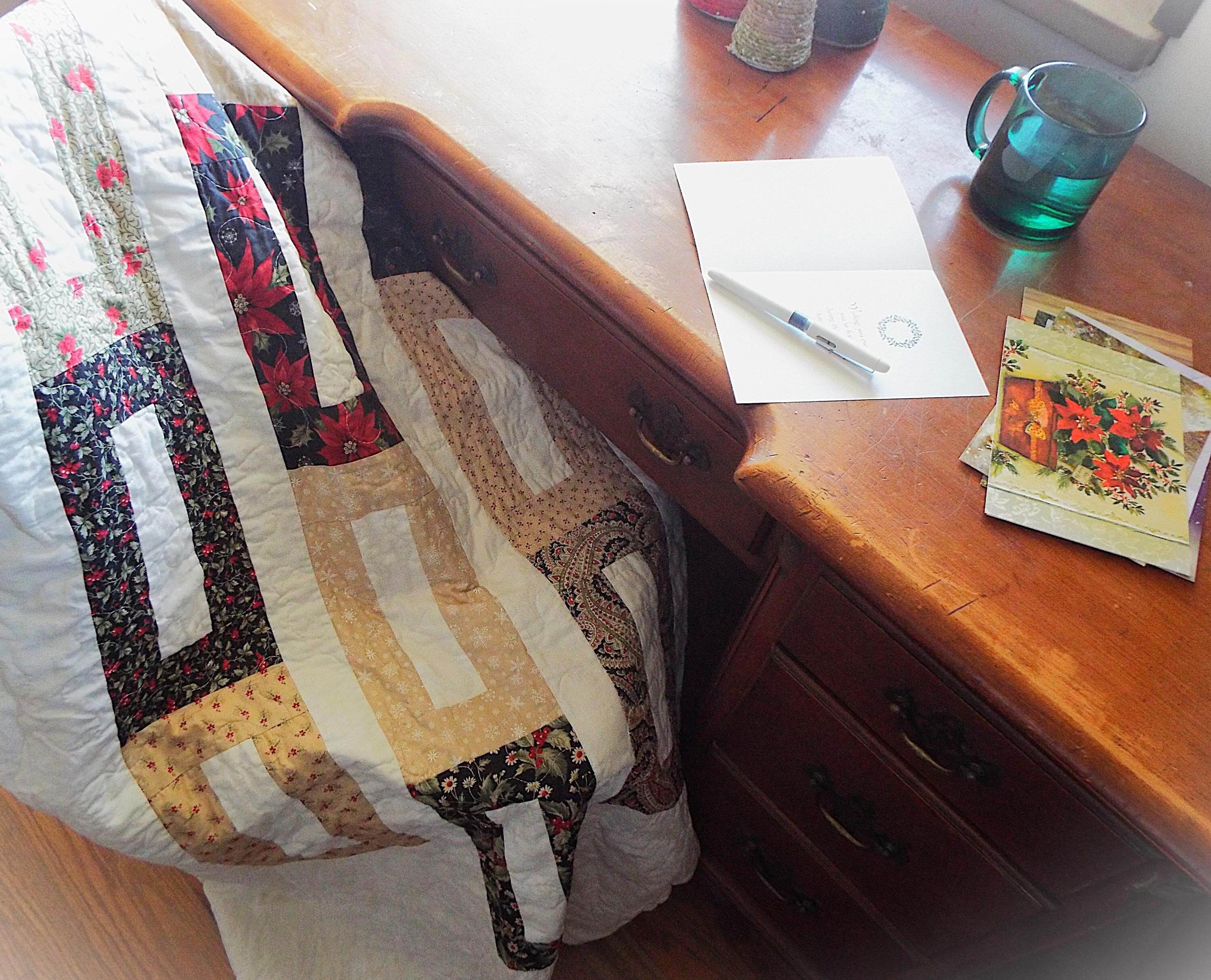 Handmade Elegant Minimal Holiday Throw - SQ Squared Creations