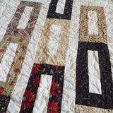 Handmade Elegant Minimal Holiday Throw - SQ Squared Creations