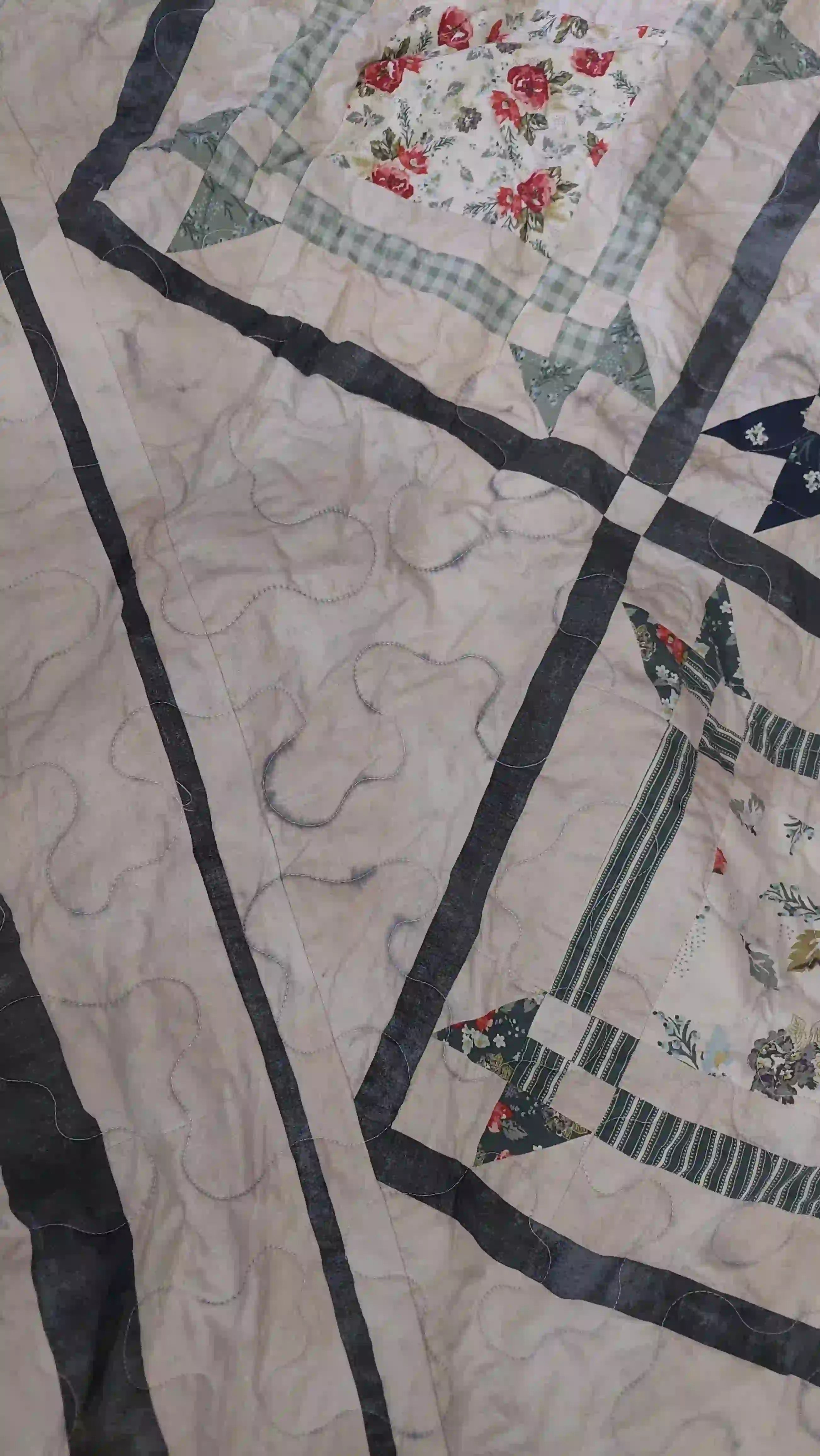 Close up of dye transfer