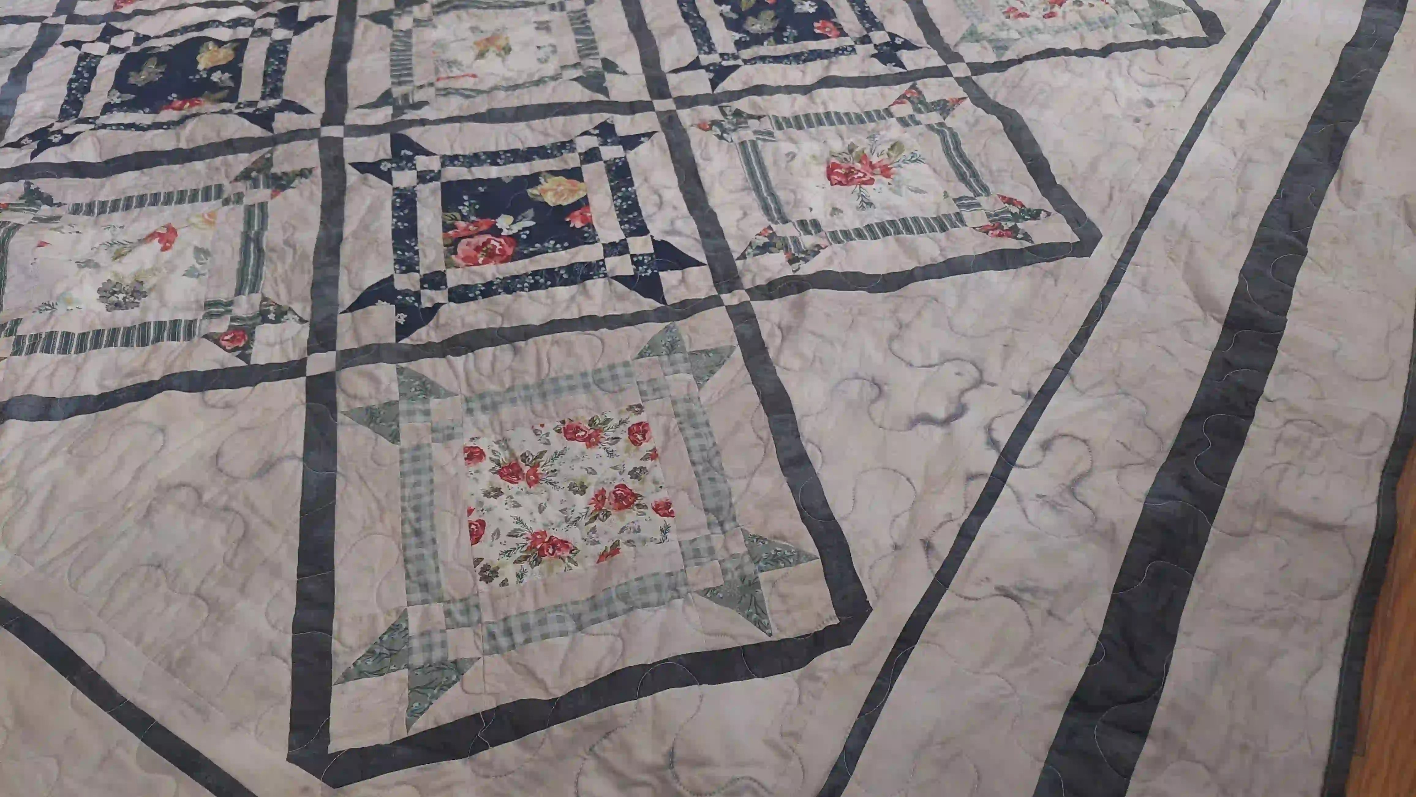 Close up of dye transfer