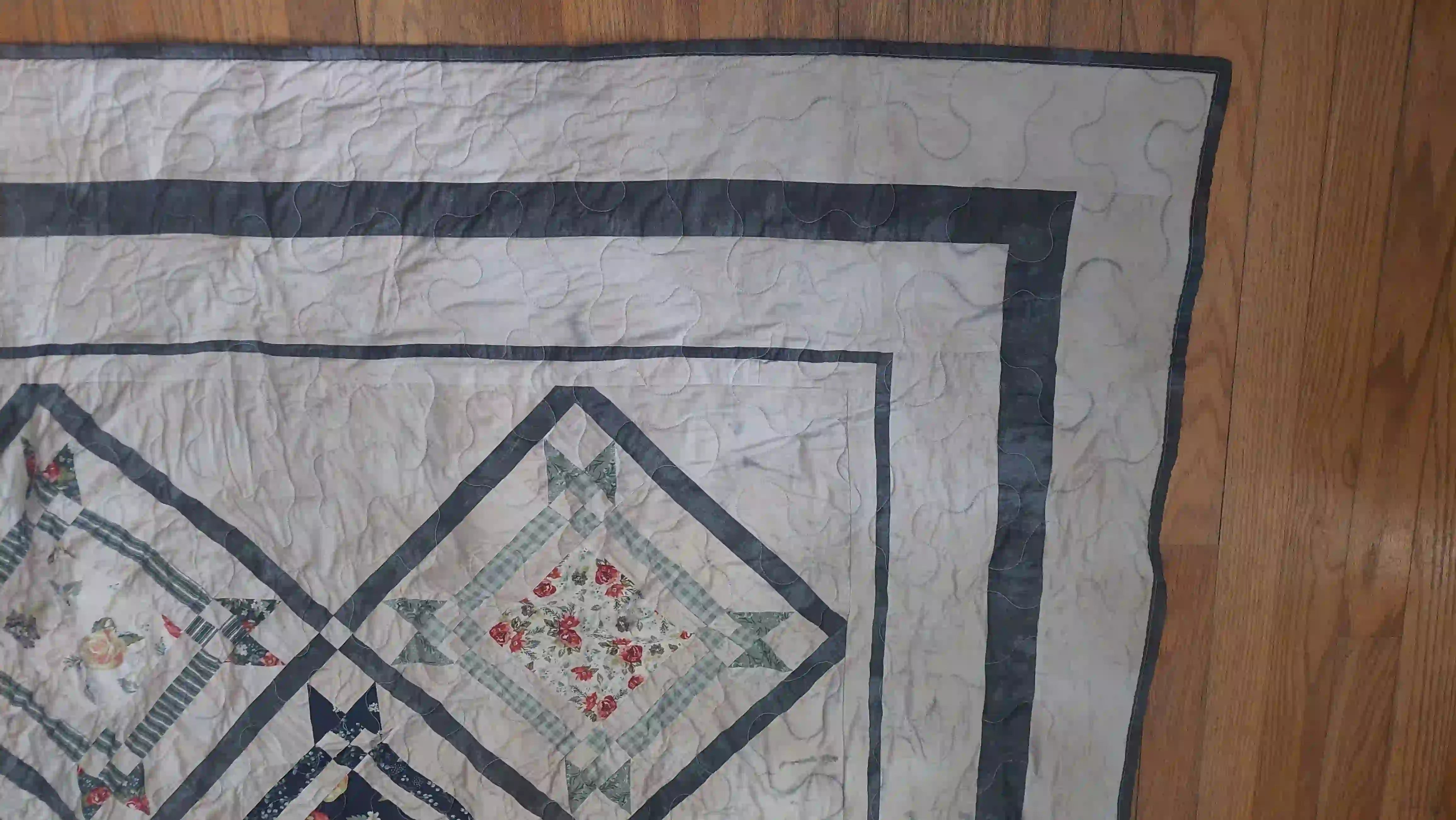 Close up of dye transfer
