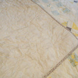 Honeybloom Queen with corner flipped to show backing and detail.