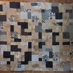 Flat lay of Inkstone King quilt showing entire quilt.