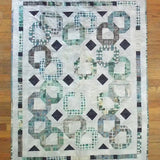 Flay lay of Links to the Past Lap Quilt showing entire quilt.