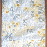 Flay lay of quilt showing entire pattern.