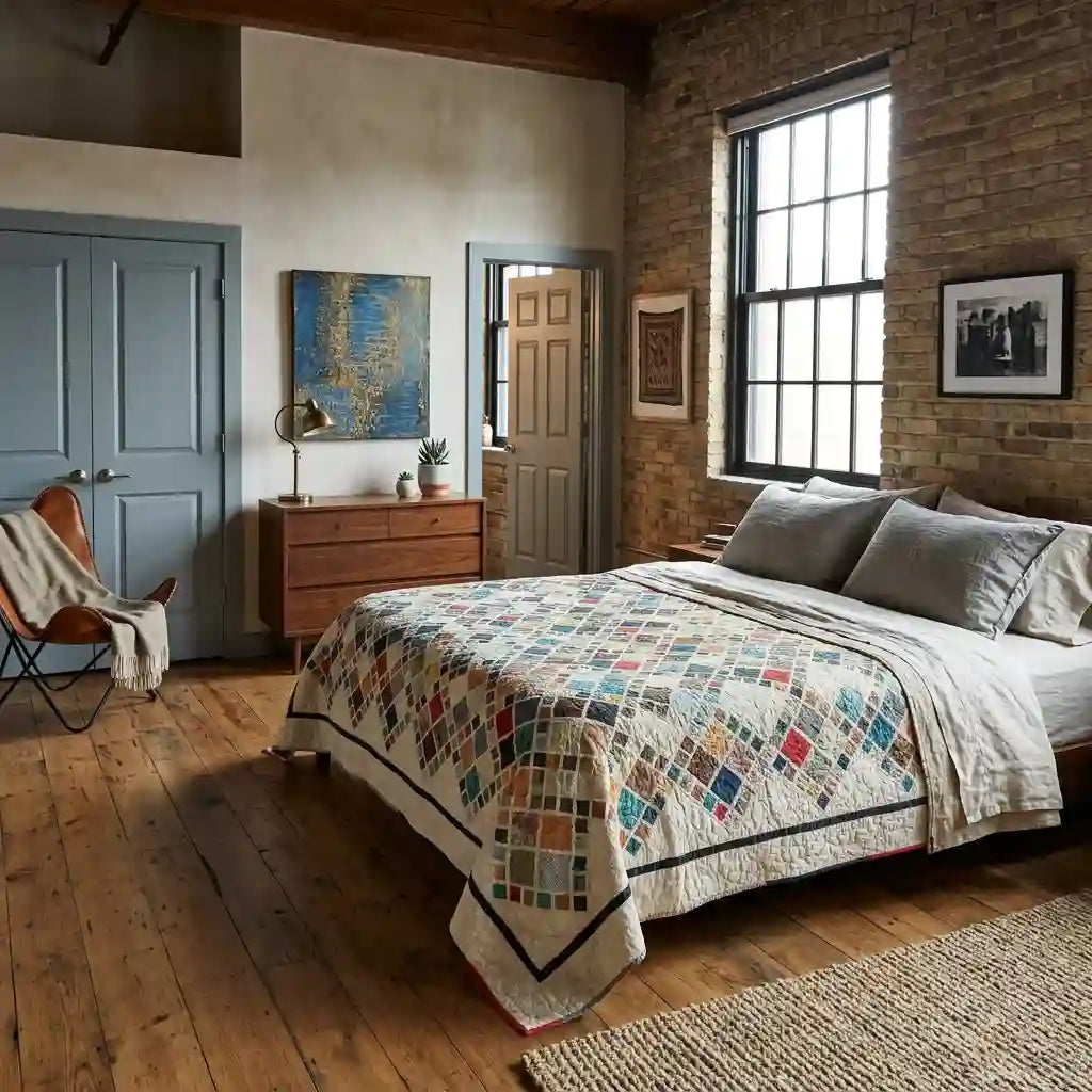 Of Ink & Thread shown in an industrial style loft