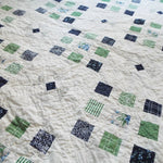 shoreline queen quilt close up