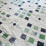 shoreline queen quilt close up