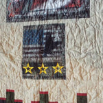 Close up of the flag secondary panel