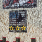 Close up of the flag secondary panel