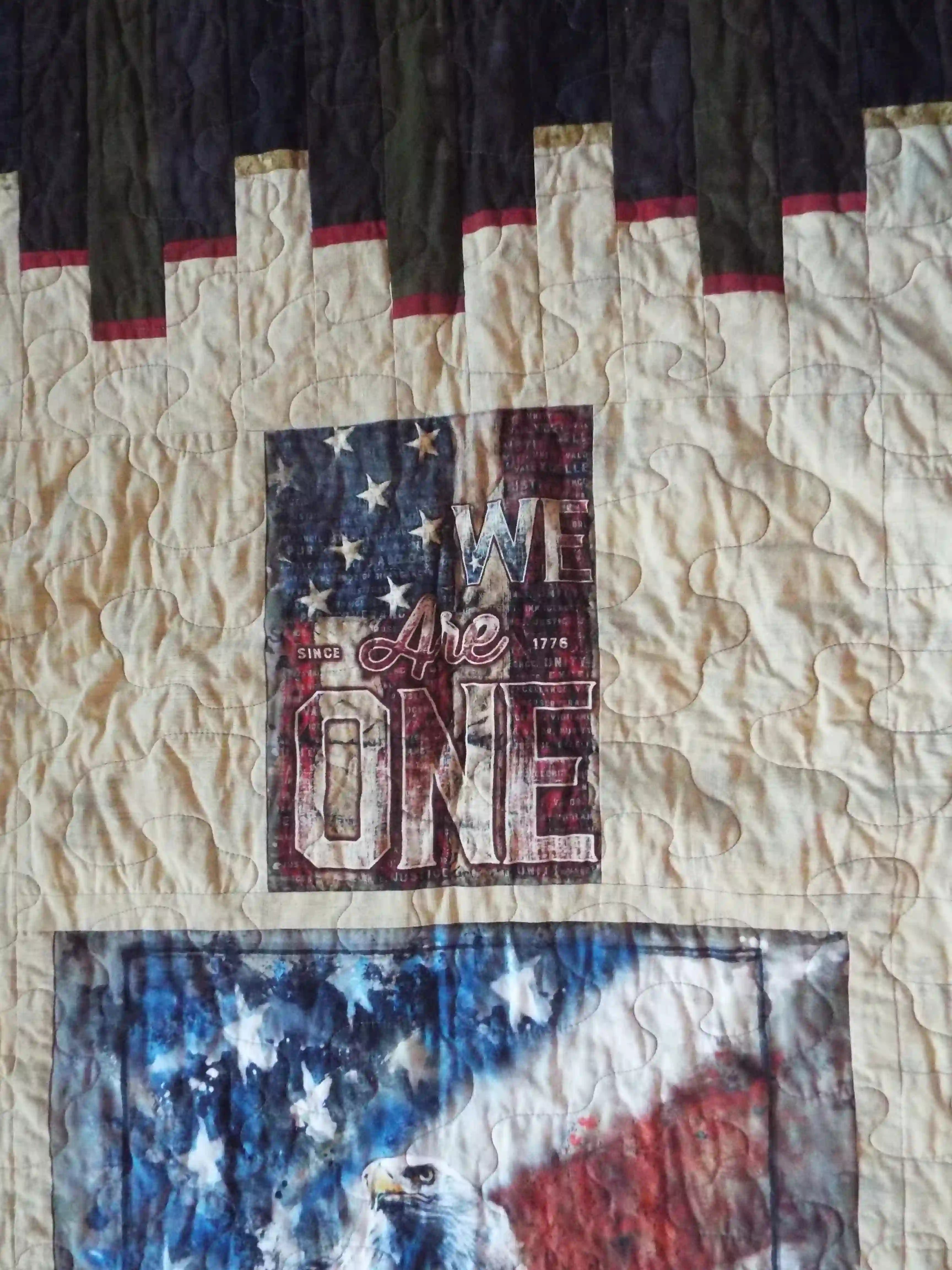 Close up of the We Are One panel