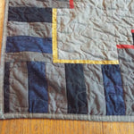 Close up of corner of tribute quilt